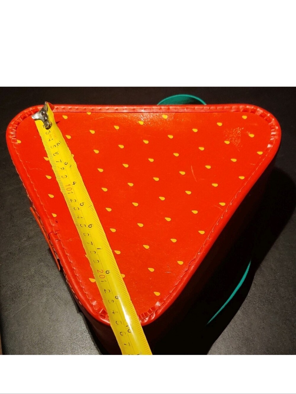 VTG. '70s Oversized Pop Art Strawberry Shaped Bag Case... - Picture 6 of 12